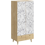 Шкаф с принтом Cotton варинант исполнения - 1 | Loft Concept в Грозном