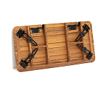 Двухместный диван из акации без подлоконтиков Amra варинант исполнения - 4 | Loft Concept в Грозном