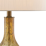 Настольная лампа с тканевым абажуром в форме цилиндра Thin Neck варинант исполнения - 1 | Loft Concept в Грозном