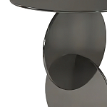 Дизайнерский журнальный стол с основанием из круглых элементов Lirod варинант исполнения - 1 | Loft Concept в Грозном