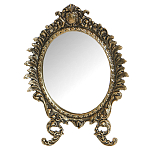 Зеркало настольное в бронзовой раме King Bronze Mirrors  варинант исполнения - 1 | Loft Concept в Грозном