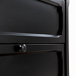 Комод с 3-мя ящиками черный Silva Black Chest of Drawers варинант исполнения - 6 | Loft Concept в Грозном