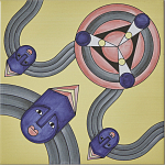 Плитка дизайнерская с узором Дива варинант исполнения - 4 | Loft Concept в Грозном