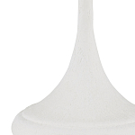 Настольная лампа с декором в виде белого цветка магнолии на каркасе и черным абажуром White Magnolia варинант исполнения - 1 | Loft Concept в Грозном