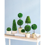 Декоративный искусственное растение Single boxwood варинант исполнения - 10 | Loft Concept в Грозном