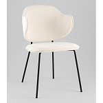 Стул Bellamy букле молочный варинант исполнения - 1 | Loft Concept в Грозном