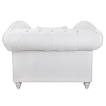 Кресло низкое с мягкой обивкой из велюра на 4-х ножках из массива березы Sophie Armchair white варинант исполнения - 3 | Loft Concept в Грозном