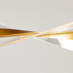 Люстра линейная с изогнутым плафоном Wave Line варинант исполнения - 8 | Loft Concept в Грозном