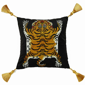 Черная Подушка Тибетский Тигр TIBETAN TIGER