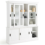 Витрина из массива сосны Cobbett White Wood Showcase варинант исполнения - 4 | Loft Concept в Грозном