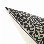 Подушка декоративная черного цвета Blossom Essence Grace варинант исполнения - 3 | Loft Concept в Грозном