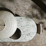 Дизайнерский рабочий стол из металла BLEVIO Table варинант исполнения - 7 | Loft Concept в Грозном