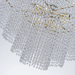 Люстра многоярусная с каскадами кристаллов Crystal Rains варинант исполнения - 7 | Loft Concept в Грозном