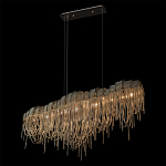 Люстра подвесная с металлическими дугами и длинными цепочками 115 см Atlantis Chain варинант исполнения - 14 | Loft Concept в Грозном