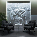 Барельеф ELEPHANTS варинант исполнения - 3 | Loft Concept в Грозном