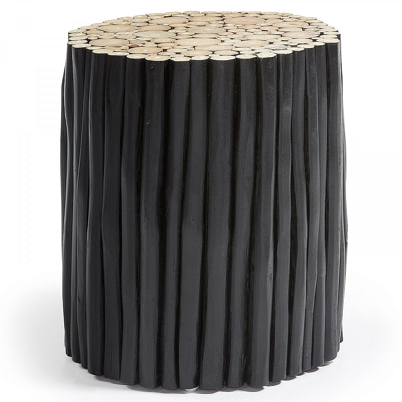 Приставной стол Table Licorice Sticks Черный Бежевый Приставной стол Table Licorice Sticks Черный Бежевый в Грозном | Loft Concept