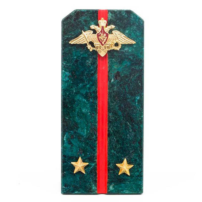 Сувенир Погон ВС из натурального камня змеевик Souvenir Epaulets Змеевик Красный Золотой Сувенир Погон ВС из натурального камня змеевик Souvenir Epaulets Змеевик Красный Золотой в Грозном | Loft Concept