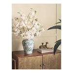 Ваза с зелеными цветочными и птичьими мотивами Vase Inspired by Nature варинант исполнения - 4 | Loft Concept в Грозном