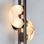 Бра  с фигурным мраморным рассеивателем Spiral of Warm Light варинант исполнения - 3 | Loft Concept в Грозном