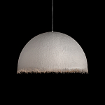Подвесной светильник в форме купола белого цвета с ажурной бахромой Tactile Line варинант исполнения - 11 | Loft Concept в Грозном