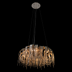Люстра круглая подвесная с металлическими дугами и длинными цепочками 80 см Atlantis Chain варинант исполнения - 5 | Loft Concept в Грозном