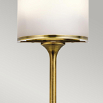 Бра вертикальное с белым полукруглым плафоном и длинным стержнем S Kichler варинант исполнения - 4 | Loft Concept в Грозном