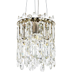 Подвесной светильник с хрустальными подвесками Roul Crystal Round Hanging Lamp варинант исполнения - 1 | Loft Concept в Грозном