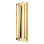 Бра с матовым цилиндрическим абажуром цвета латунь Monolith варинант исполнения - 1 | Loft Concept в Грозном