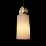 Подвесной светильник с цилиндрическим мраморным плафоном Marble square варинант исполнения - 6 | Loft Concept в Грозном