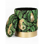 Пуф Leopards in the ferns варинант исполнения - 2 | Loft Concept в Грозном