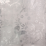 Обои ручная роспись в стиле Арт-деко Rateau Bas Relief on Tarnished Silver gilded paper варинант исполнения - 2 | Loft Concept в Грозном