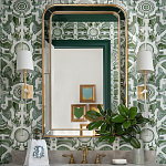 Зеркало в золотой раме Arched Mirror варинант исполнения - 3 | Loft Concept в Грозном