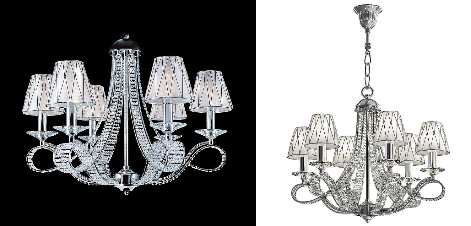 Люстра Franseza Chandelier chrome 67 Люстра Franseza Chandelier chrome 67 - Loft-Concept в Грозном