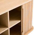 Длинный низкий буфет с 2-мя раздвижными дверцами Toinette Light Cupboard варинант исполнения - 5 | Loft Concept в Грозном