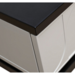 Тумбочка прикроватная с ящиком черно-серого цвета Noble Nightstand варинант исполнения - 5 | Loft Concept в Грозном