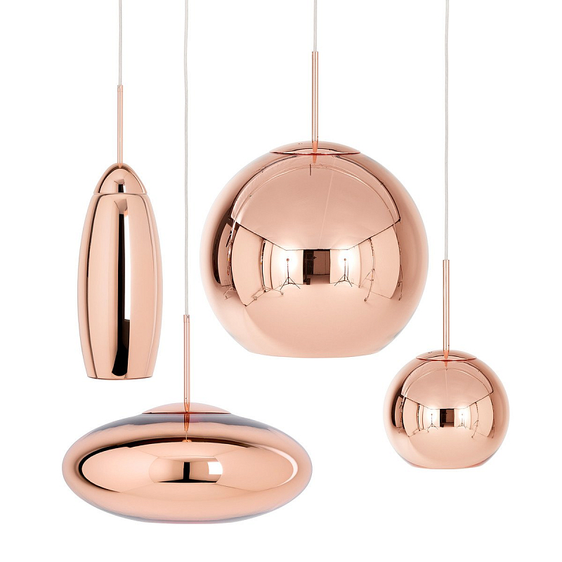 Люстра Tom Dixon Copper Wide Pendant Lamp Медь Люстра Tom Dixon Copper Wide Pendant Lamp Медь в Грозном | Loft Concept