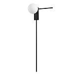 Бра с белым шарообразным плафоном и черным минималистичным каркасом Direct Rays варинант исполнения - 1 | Loft Concept в Грозном