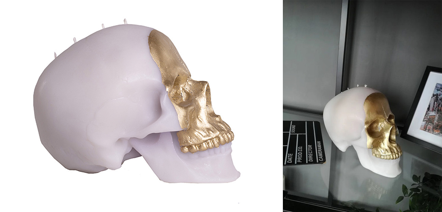 Свеча Gold Skull Свеча Gold Skull - Loft-Concept в Грозном