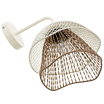 Бра с сетчатым металлическим абажуром Beige Gold Mesh Lampshade варинант исполнения - 4 | Loft Concept в Грозном