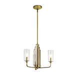  Люстра с прозрачными рифлеными цилиндрическими плафонами Kichler варинант исполнения - 2 | Loft Concept в Грозном