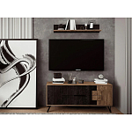 Полка навесная открытая Stone Effect варинант исполнения - 2 | Loft Concept в Грозном