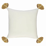 Чехол на подушку с кисточками и вышивкой птиц Ethnic mix Birds Square варинант исполнения - 4 | Loft Concept в Грозном