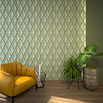 Гипсовая 3D панель с принтографией PM-102 варинант исполнения - 2 | Loft Concept в Грозном