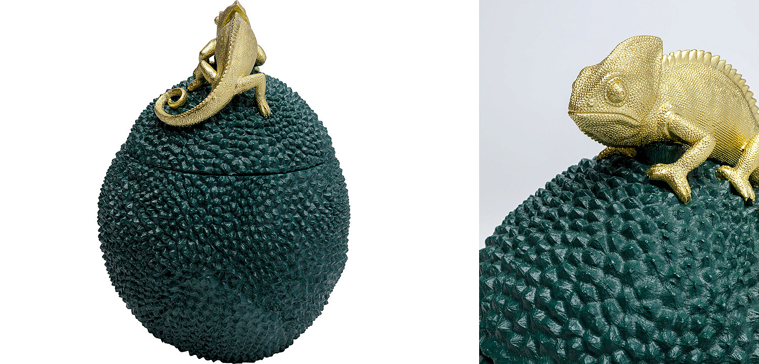 Шкатулка Lizard on tropical fruit Шкатулка Lizard on tropical fruit - Loft-Concept в Грозном