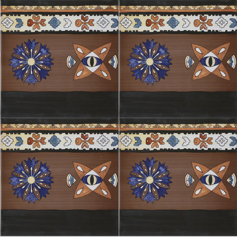 Плитка с узором Рядовая Мульти в Грозном | Loft Concept 