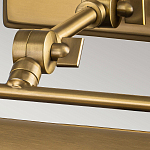 Светильник для картин цвета состаренная латунь с широким плафоном на прямоугольном основании Elstead Lighting варинант исполнения - 10 | Loft Concept в Грозном