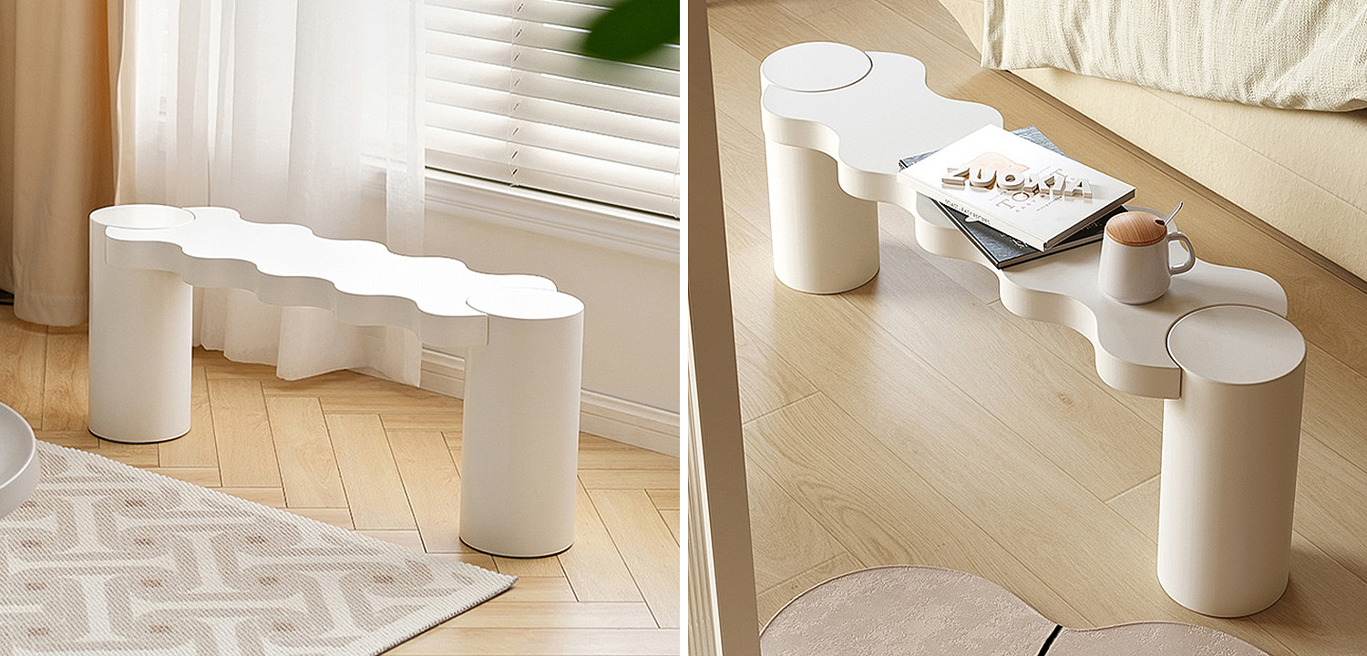 Кофейный стол Safaa Curved Coffee Table Кофейный стол Safaa Curved Coffee Table - Loft-Concept в Грозном