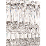 Люстра подвесная круглая из прозрачного хрусталя с корпусом из металла цвета хром Selfsufficient варинант исполнения - 6 | Loft Concept в Грозном