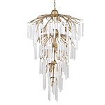 Люстра многоярусная с трубчатыми подвесками Dripping Crystals варинант исполнения - 3 | Loft Concept в Грозном