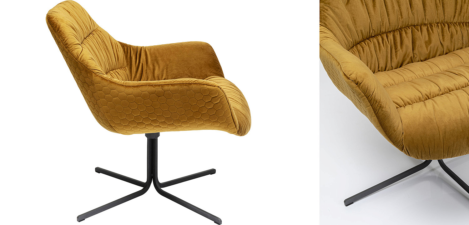 Кресло вращающееся Yellow Honeycomb - Loft-Concept в Грозном